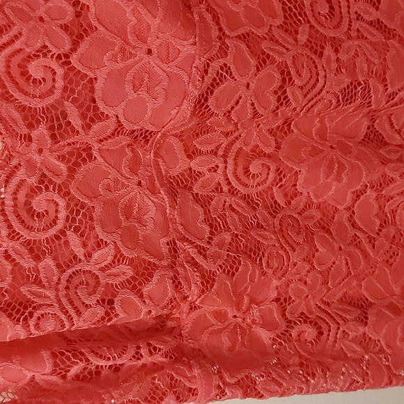 Deesee Lingerie Slip/ Dress/ Lace/ Floral/Pink/ Barbie Core - Picture 2 of 4